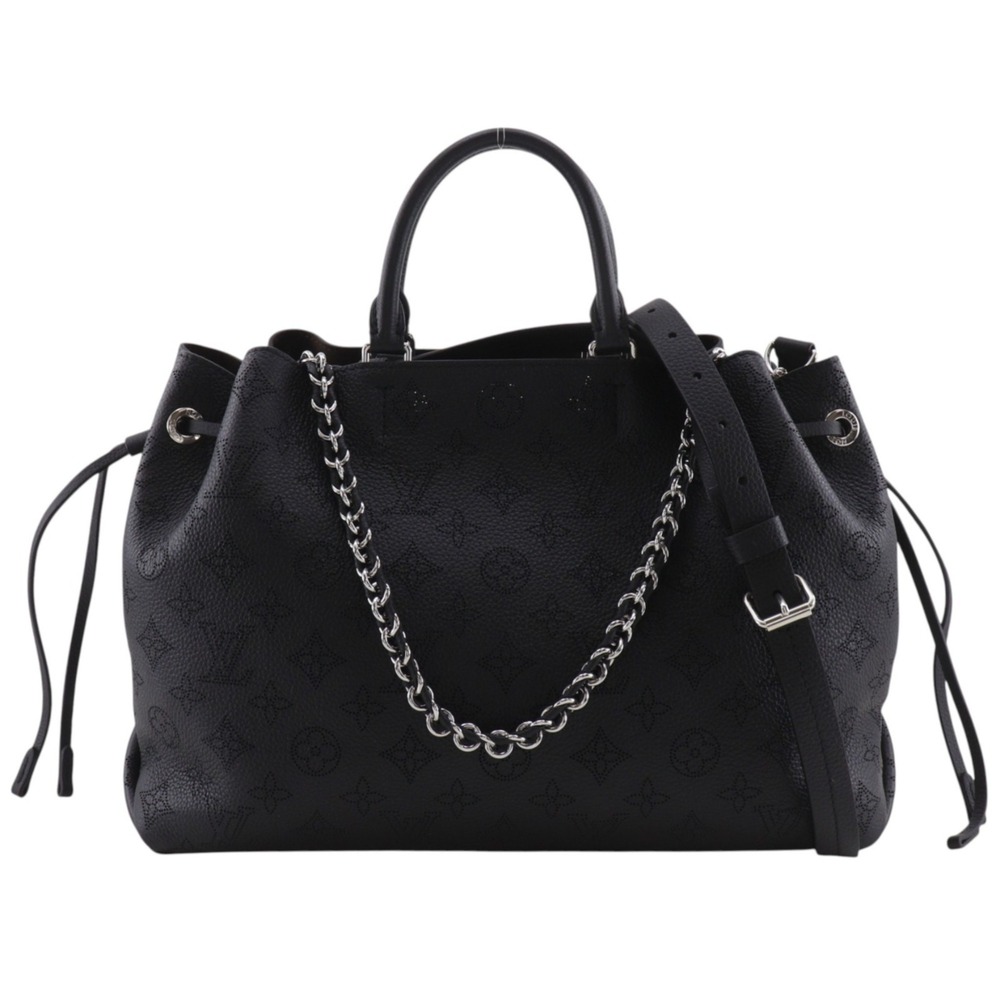 Louis Vuitton Bellatote Handbag 2-Way Shoulder Bag M59200 Monogram Mahina Noi...